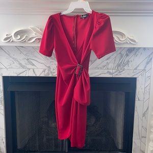 Lulus holiday red dress